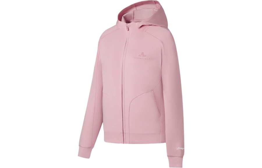 Li-Ning Li Ning Fitness Series Sweatshirts Women's Pink Hooded Moderate Other