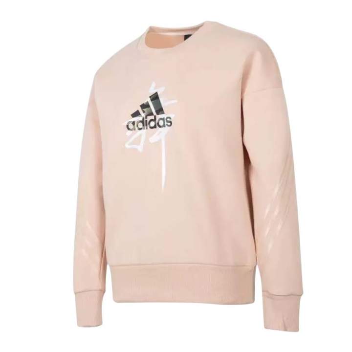 Adidas Adidas Sweatshirts Women's Pink Crew Neck Moderate Regular