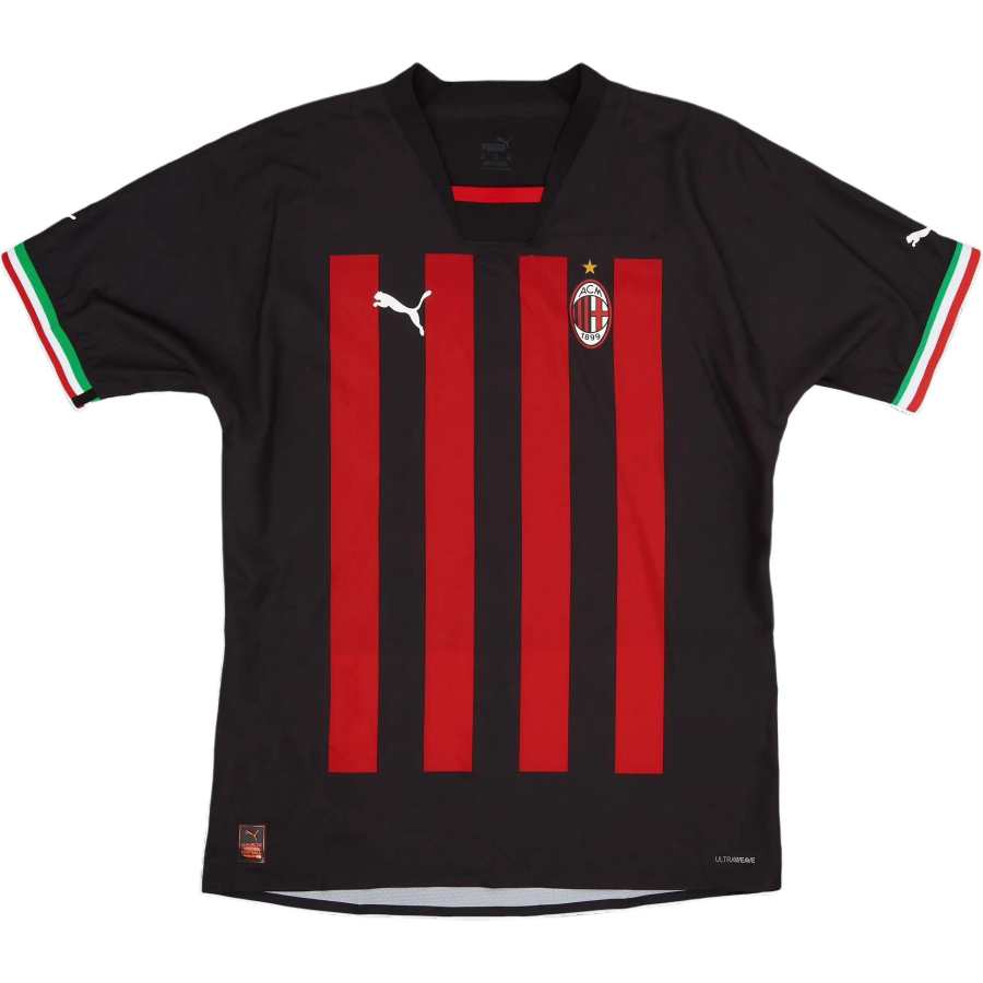 PUMA AC Beige Blue Soccer Jersey Player Edition Men's Black