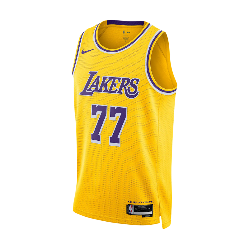 Nike Nike Los Angeles LakersDri Fit Basketball Jersey Men's Yellow