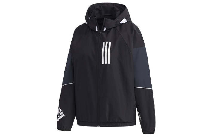 Adidas Adidas Jackets Women's Black Hooded Moderate Other