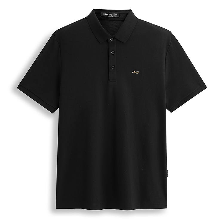 PEACEBIRD MEN x Steiff Polo Shirt Men's Black 1