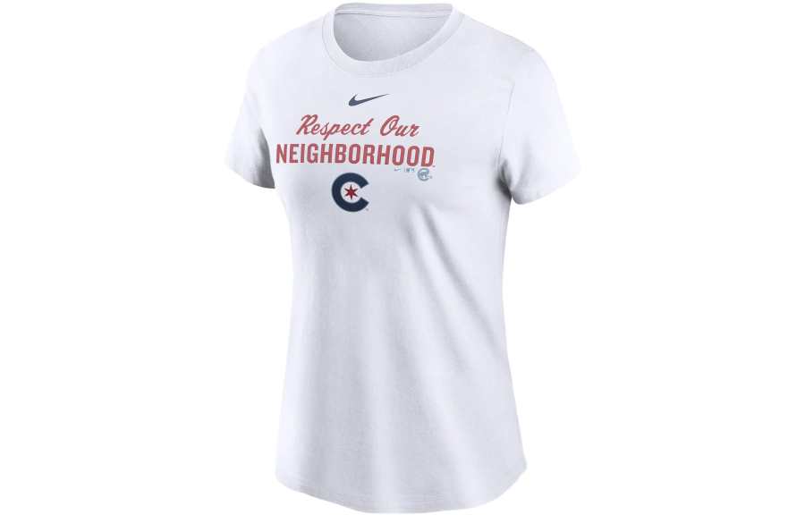 Nike Nike T Shirts Women's White Crew Neck Moderate Straight Fit