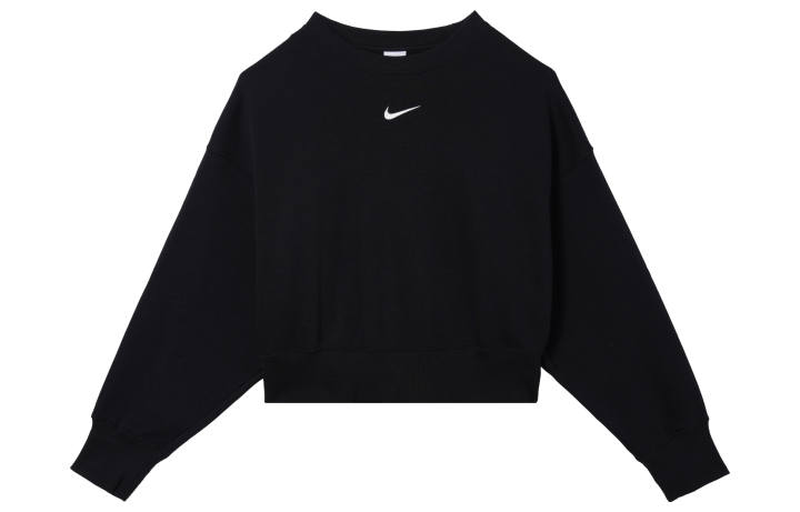 Nike Nike Sweatshirts Women's Black Crew Neck Moderate Regular