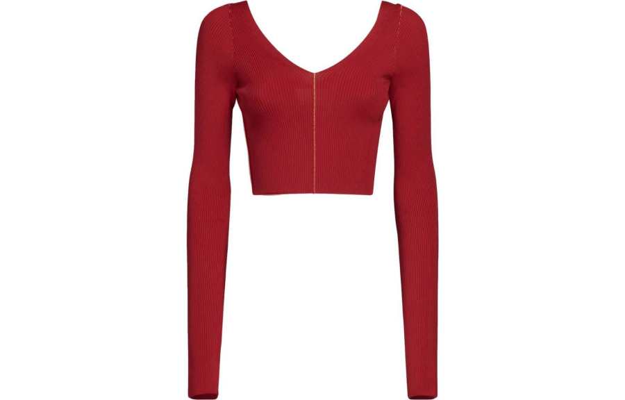MARNI Marni ribbed V-neck jumper