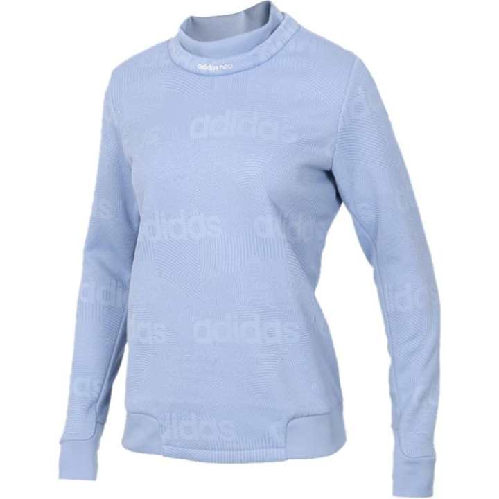 Adidas Adidas Sweatshirts Women's Blue Stand Collar Moderate Regular