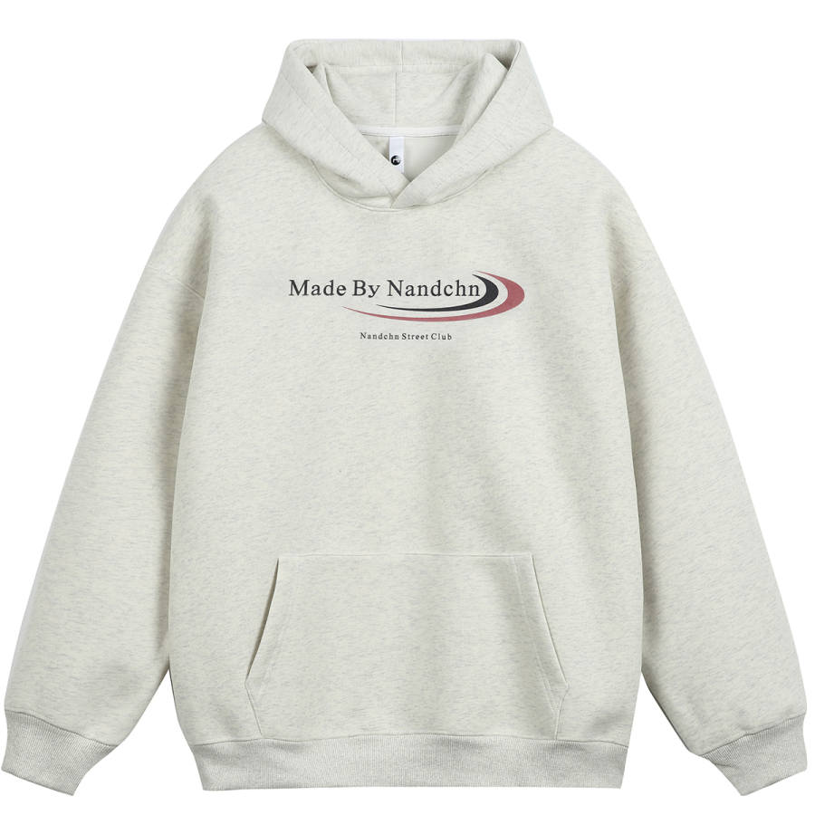NANDCHN Sweatshirts Unisex Hooded Moderate Heavyweight