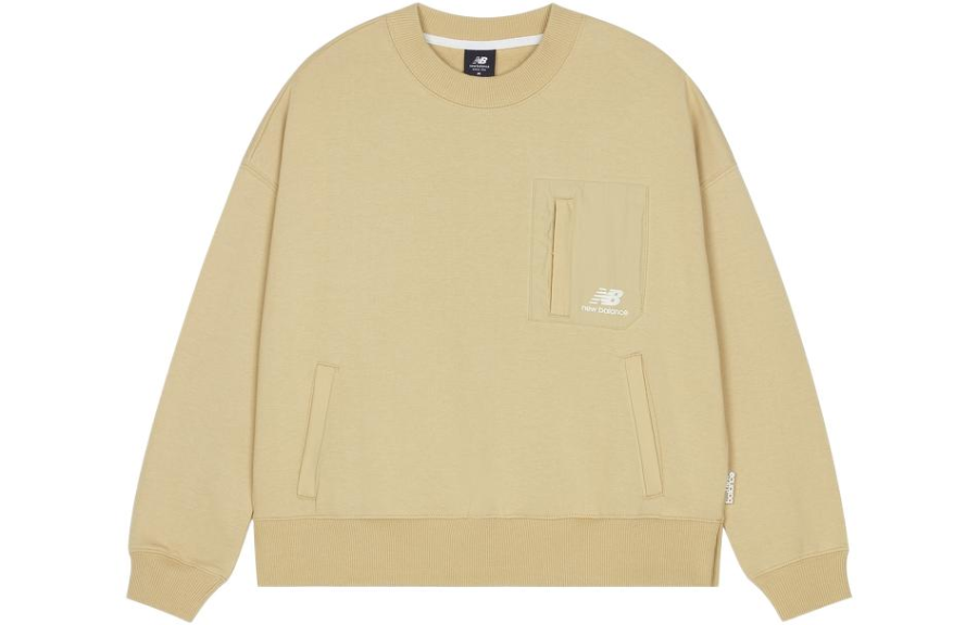 New Balance New Balance Sweatshirts Women's Brown Crew Neck Moderate Regular