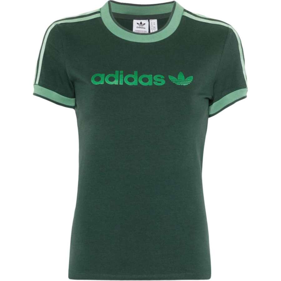 Adidas Originals T Shirt Women's Grass Green