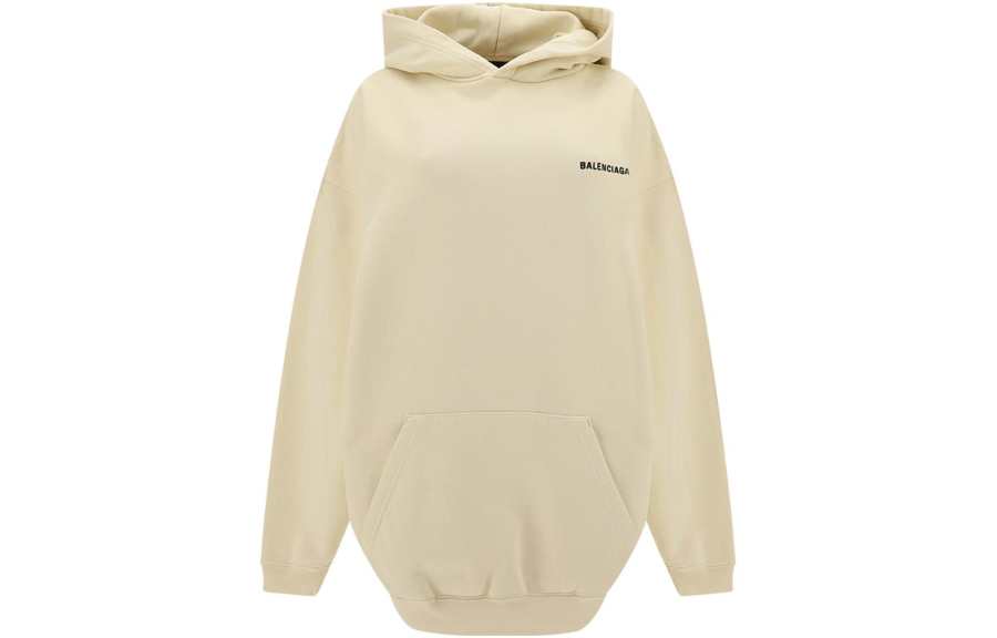 Balenciaga Sweatshirt Loose Fit Women's Ivory White