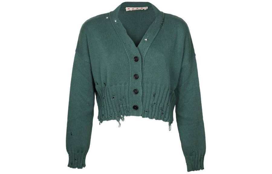 MARNI Marni distressed cropped cardigan