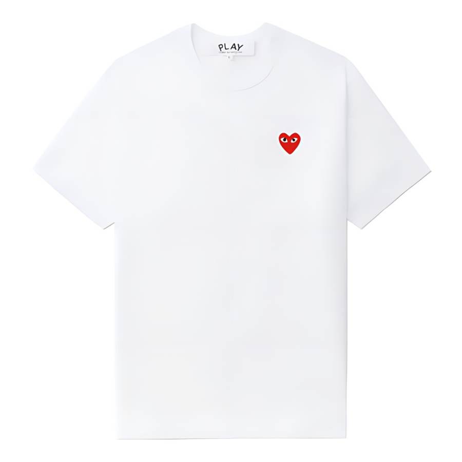 CDG Play CDG Play SS25 T Shirt Unisex White