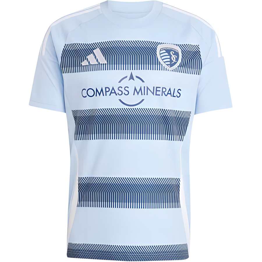 Adidas Adidas Kansas City Sports Style Soccer Jersey Men's Blue