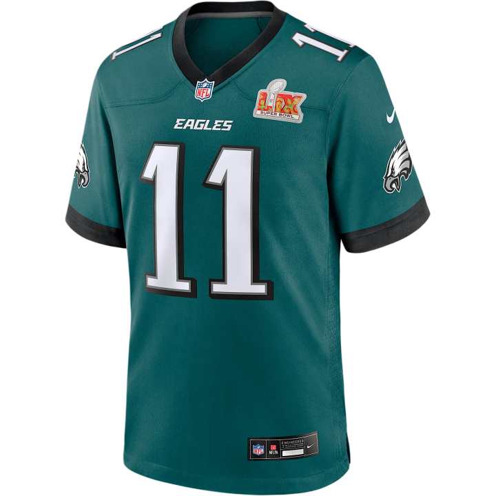 Nike Nike A.J. Brown Philadelphia Eagles Super Bowl Lix Men's Nike Nfl Game Jersey