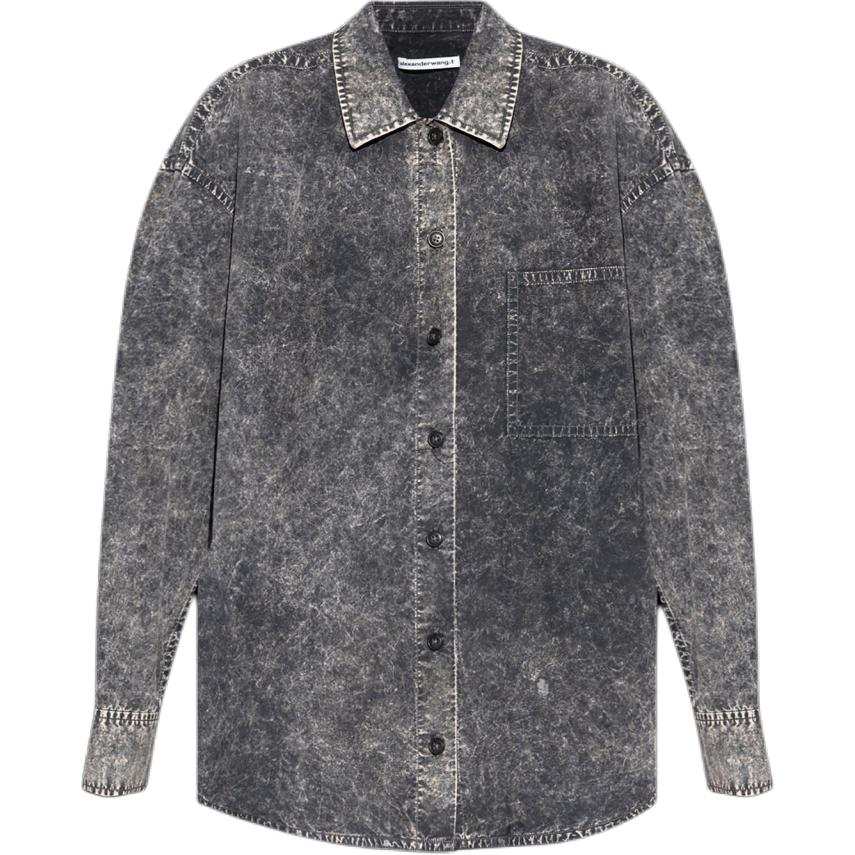 Alexander Wang acid-wash shirt