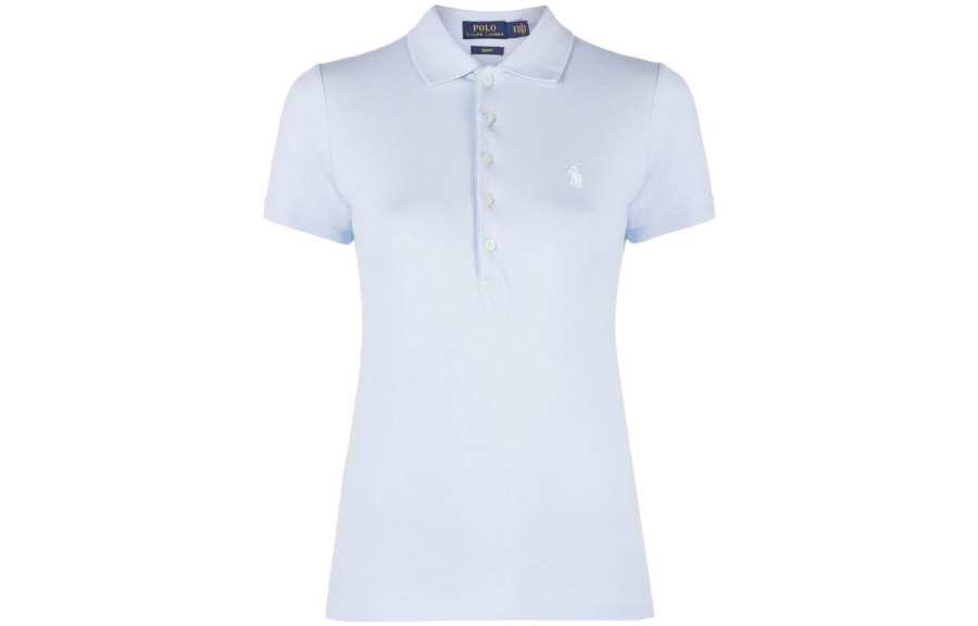 Polo Ralph Lauren SS23 Polo Shirt Women's Light Blue