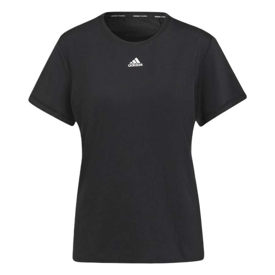 Adidas Adidas T Shirts Women's Black Crew Neck Straight Fit