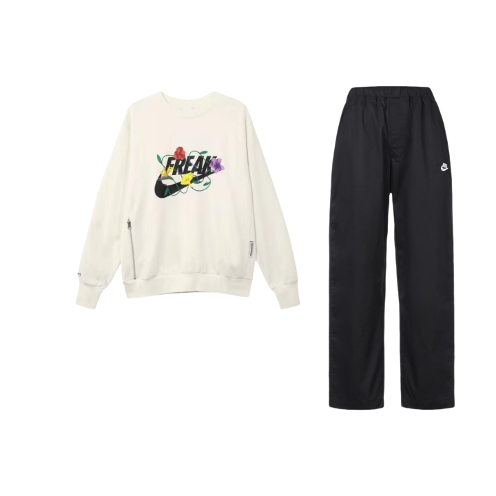 Nike Nike Sweatshirt Sets Unisex Crew Neck Moderate