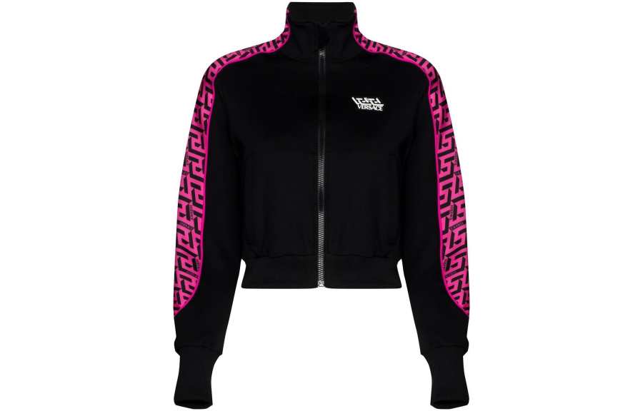 VERSACE VERSACE SS22 Sweatshirt Jacket Women's Black