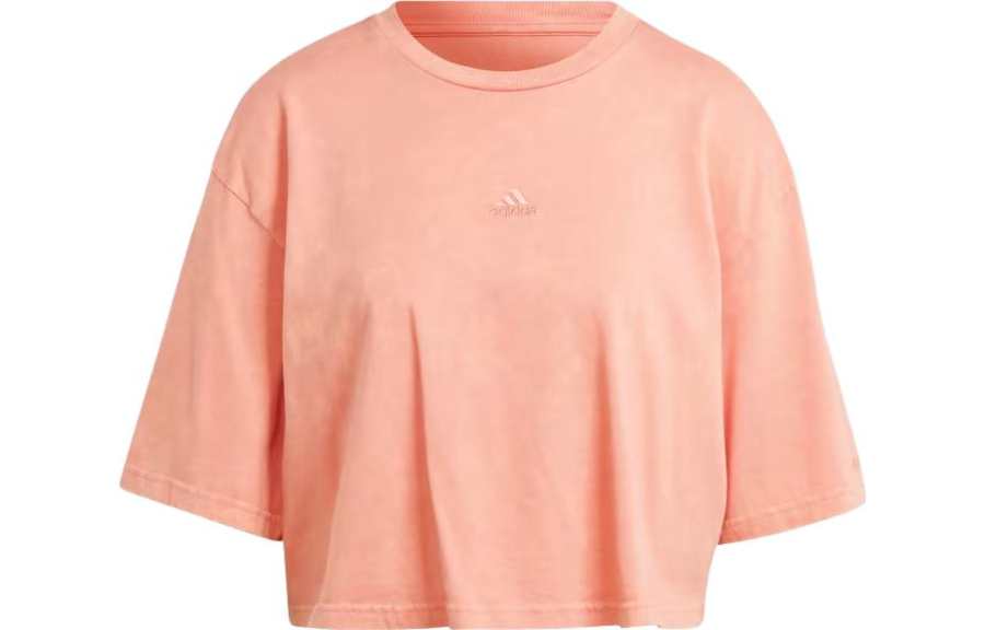 Adidas Adidas T Shirts Women's Clay Crew Neck Moderate Straight Fit