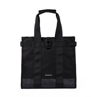COMBACK Polyamide Tote Bag, Shopping Bag, Handbag, Handbag Regular Unisex Black