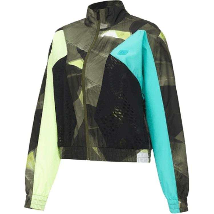 New Balance New Balance Achiever Printed Jackets Women's Yellow Stand Collar Moderate Other