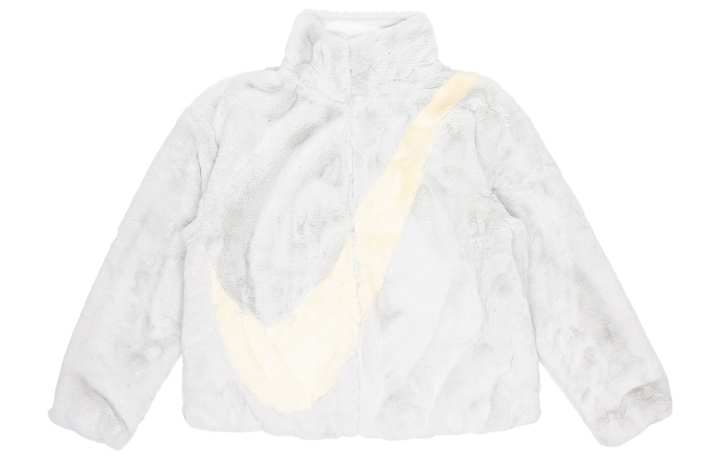 Nike Nike Women'ss Oversized Swoosh Logo Jacket Asia Sizing Photon Dust