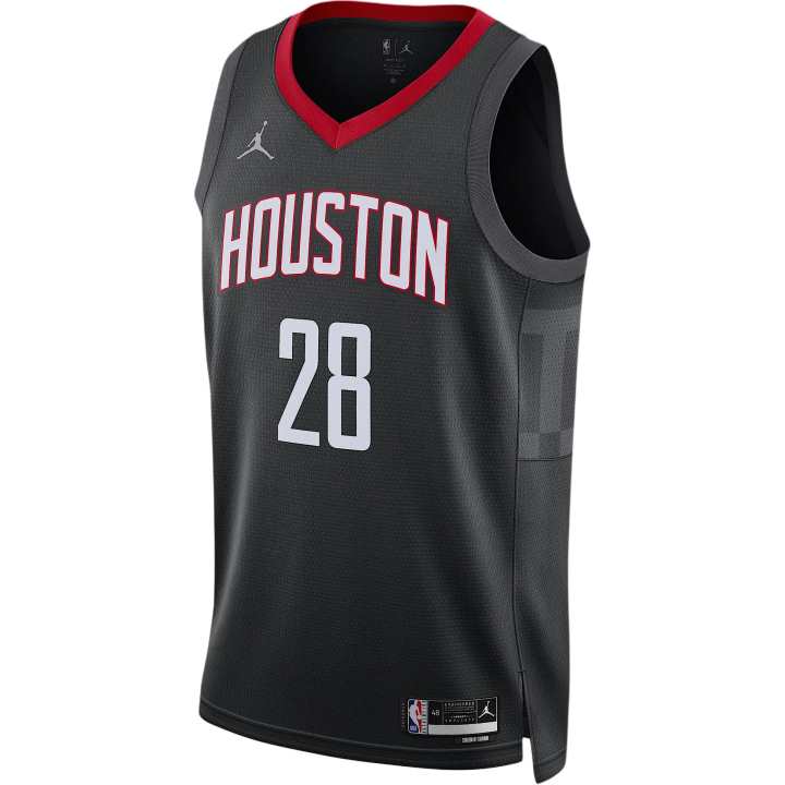 Jordan Jordan x NBA Houston Rockets Swingman Statement Edition Dri FIT Basketball Jersey Men's Black/Coal Black