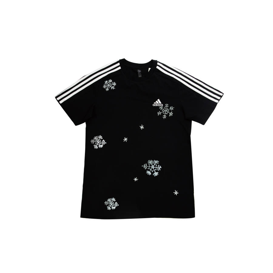 Adidas Adidas T Shirts Men's Black Crew Neck Moderate Straight Fit