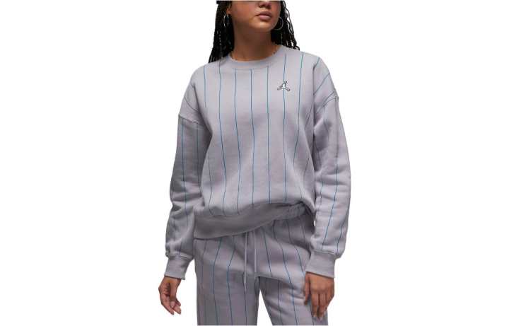 Jordan Jordan Sweatshirts Women's Light Steel Gray Crew Neck Moderate Regular