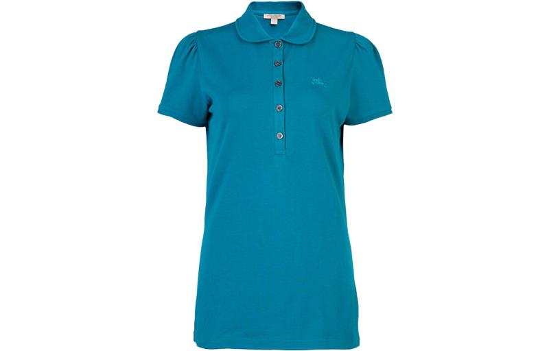 Burberry FW21 Polo Shirt Women's Blue