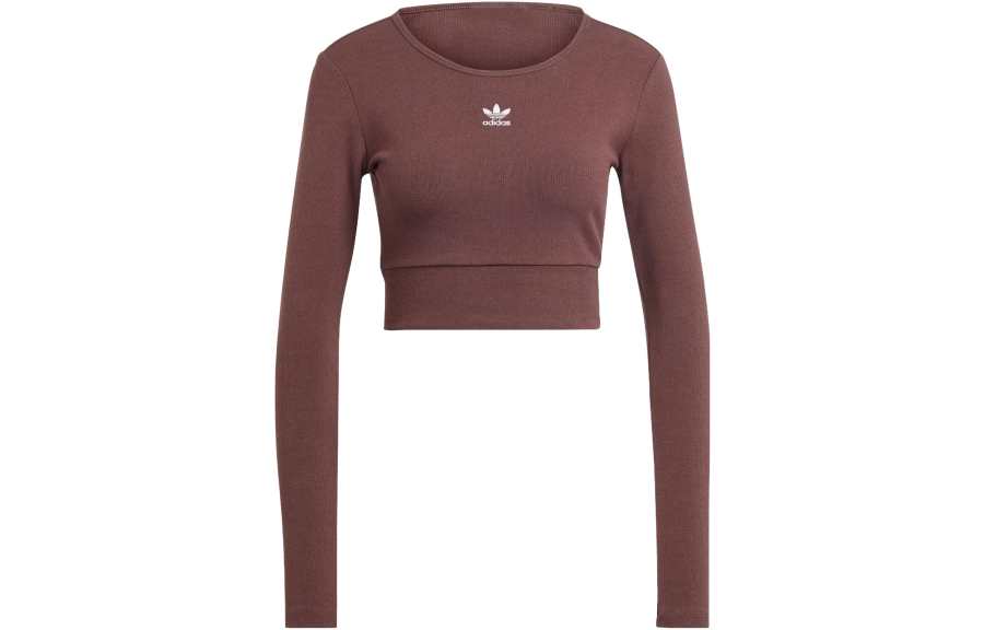 Adidas Originals Regular T Shirt Women's Dark Gray Brown