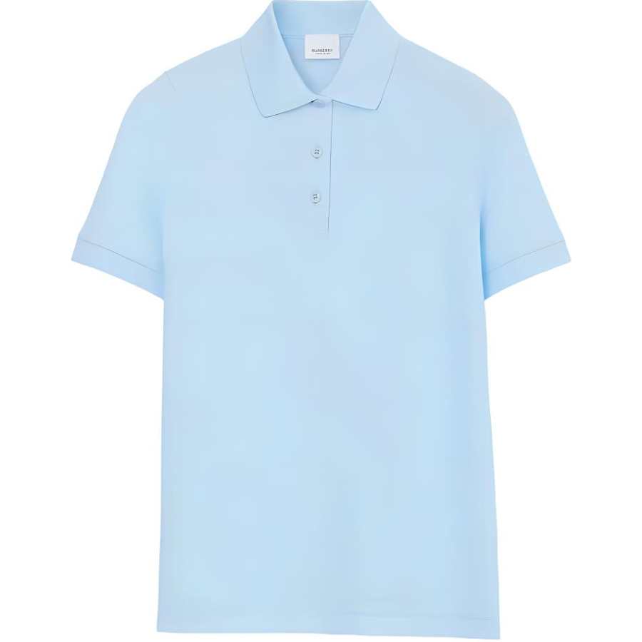 Burberry Polo Shirt Women's Light Blue