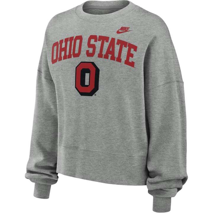 Nike Nike Ohio State Buckeyes Legacy Classic Arch Women's Nike College Pullover Crew