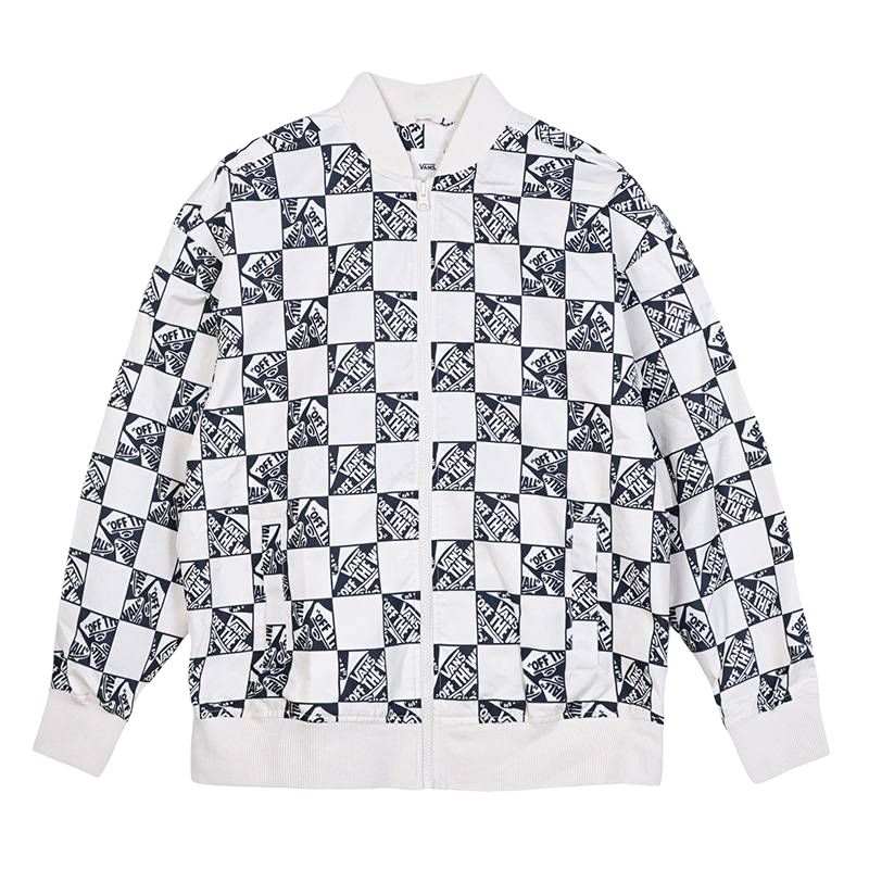 Vans Off THE WALLCheck SKATE BOM Jacket Women's Black/White