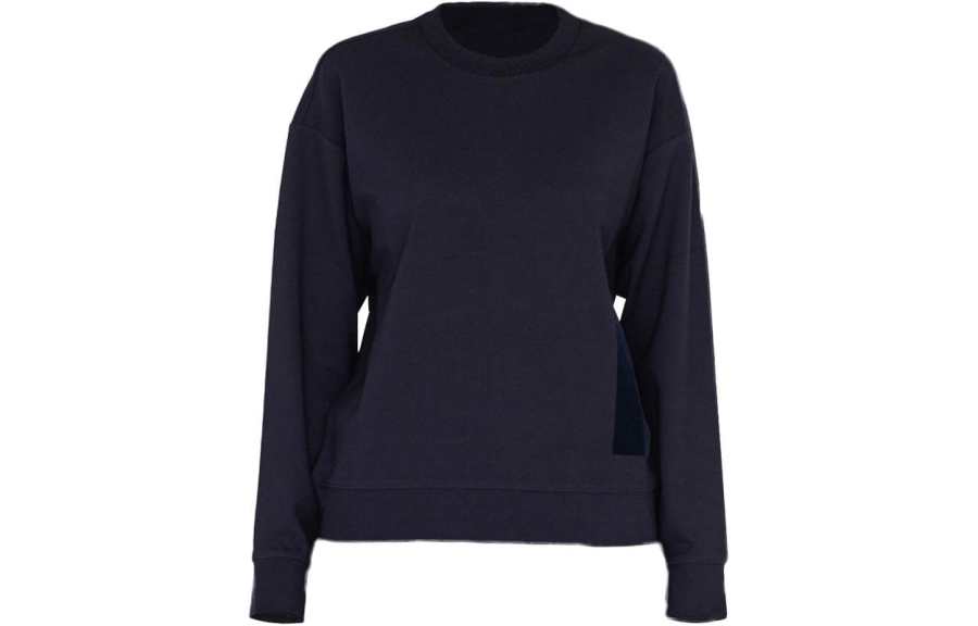 EMPORIO ARMANI Sweatshirts Women's Dark Blue Crew Neck Moderate Other