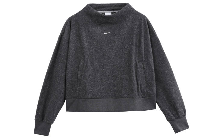 Nike Nike Sweatshirts Women's Black Half Turtleneck Moderate Regular