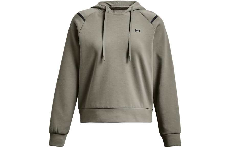 Under Armour Sweatshirts Women's Green Hooded Moderate Regular