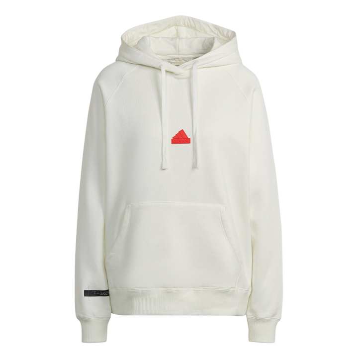 Adidas Adidas Sweatshirts Women's White Hooded Moderate Regular