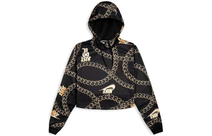 Nike Nike Sweatshirts Women's Black Hooded Moderate Regular