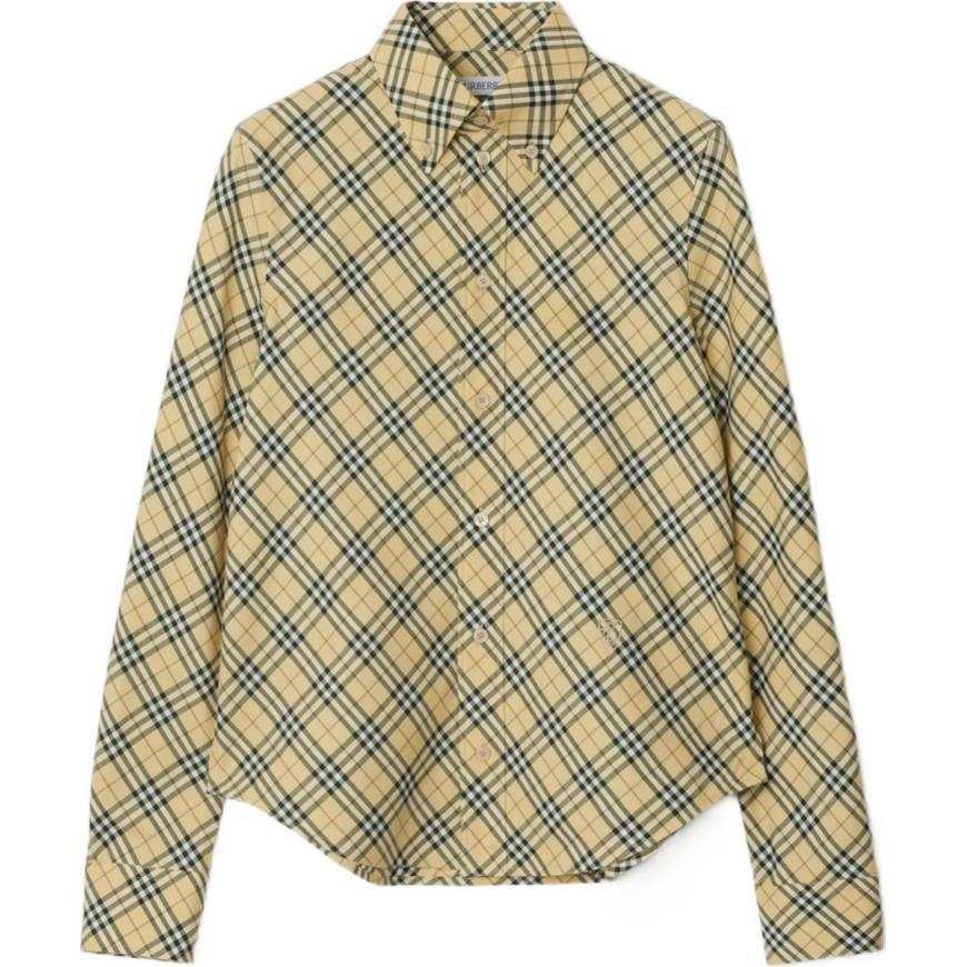 Burberry Burberry Long Sleeved Checked Buttoned Shirt