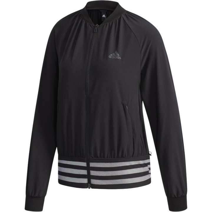 Adidas Adidas Jackets Women's Black Stand Collar Moderate Pilot