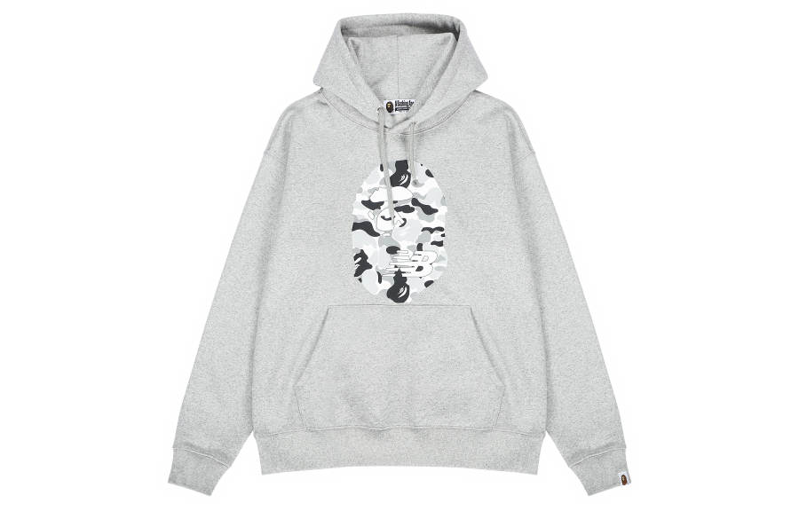 New Balance New Balance New Balance X Bape Sweatshirts Women's Gray Hooded Moderate