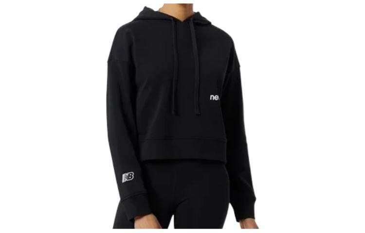 New Balance New Balance Sweatshirts Women's Black Hooded Moderate