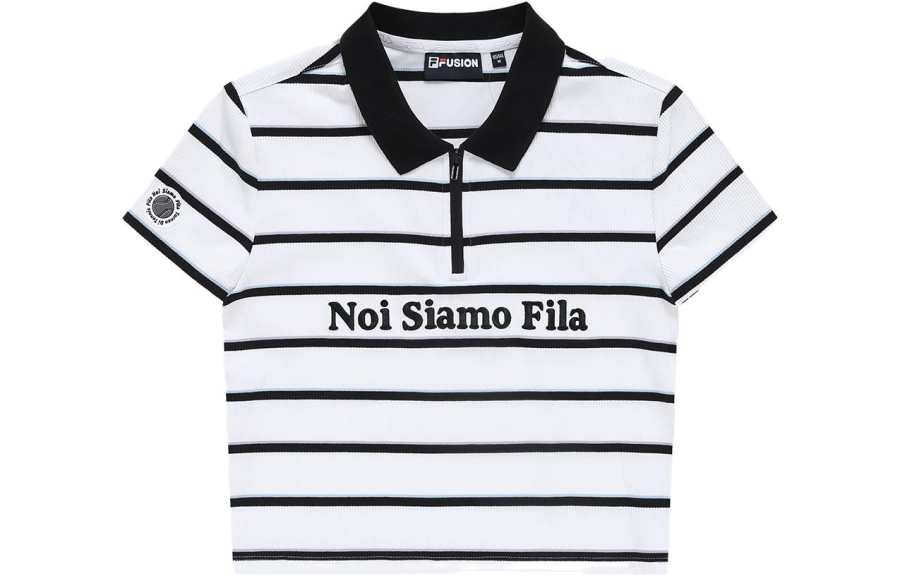 FILA FUSION Polo Shirt Women's Standard White