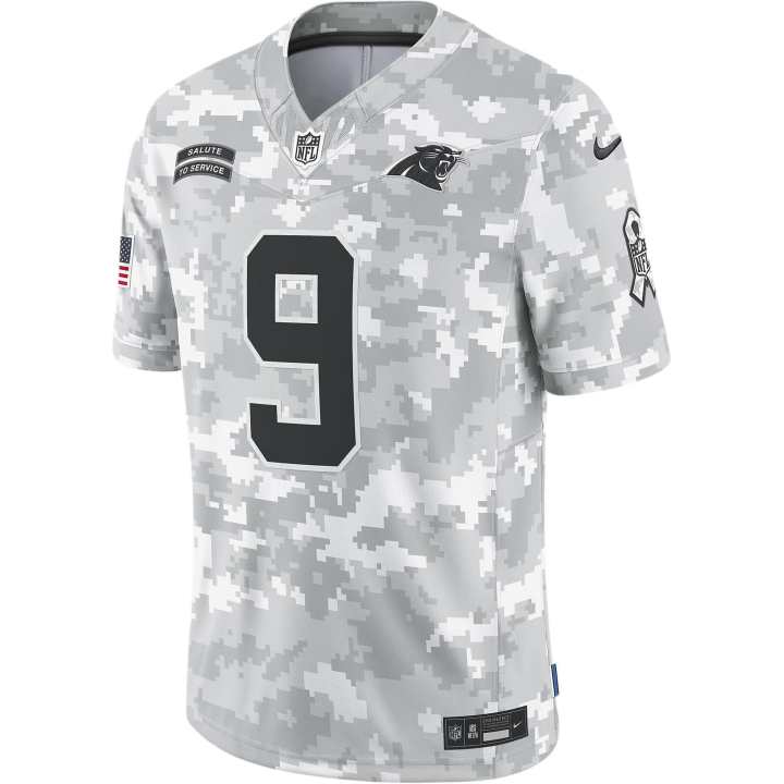 Nike Nike Bryce Young Carolina Panthers Salute To Service Men's Nike Dri-FIT Nfl Limited Jersey
