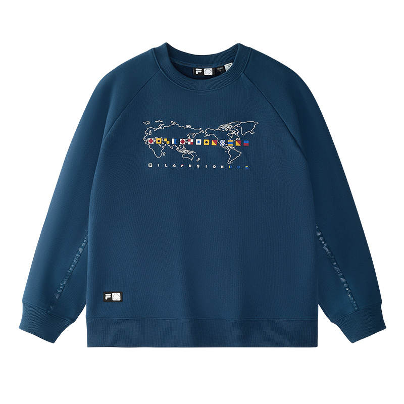 FILA FUSION Sweatshirt Women's Dark Lu Blue