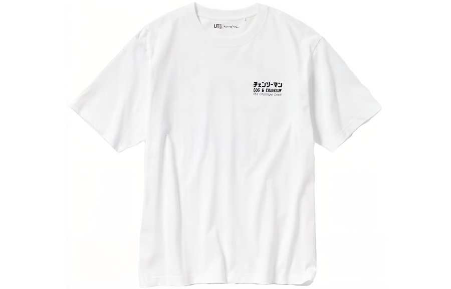 UNIQLO X T Shirts Unisex White Crew Neck Moderate Straight Fit
