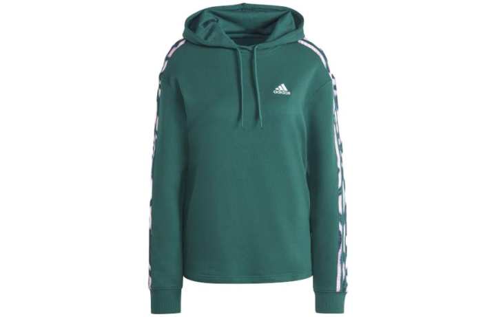 Adidas Adidas Sweatshirts Women's Green Hooded Moderate Regular