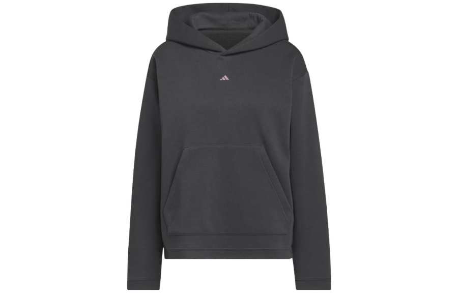 Adidas Adidas Sweatshirts Women's Black Hooded Moderate Regular